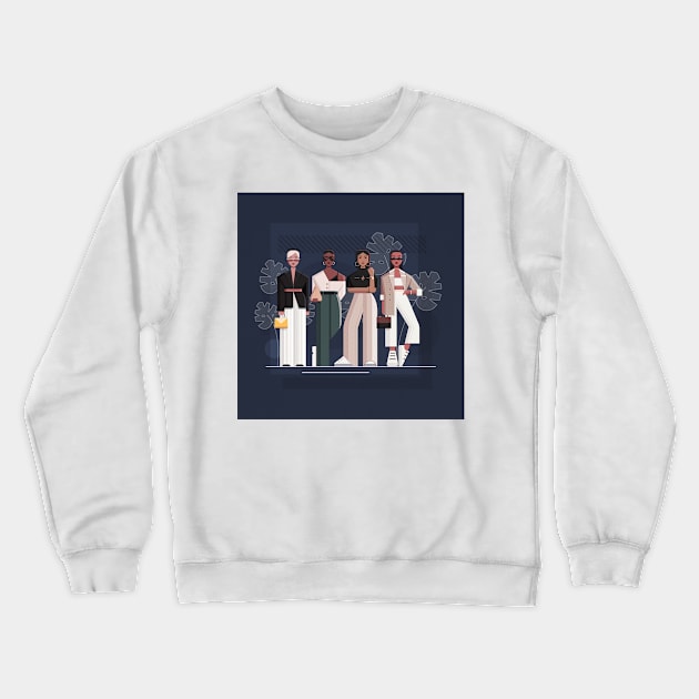 Street Style Crewneck Sweatshirt by lanaxxart